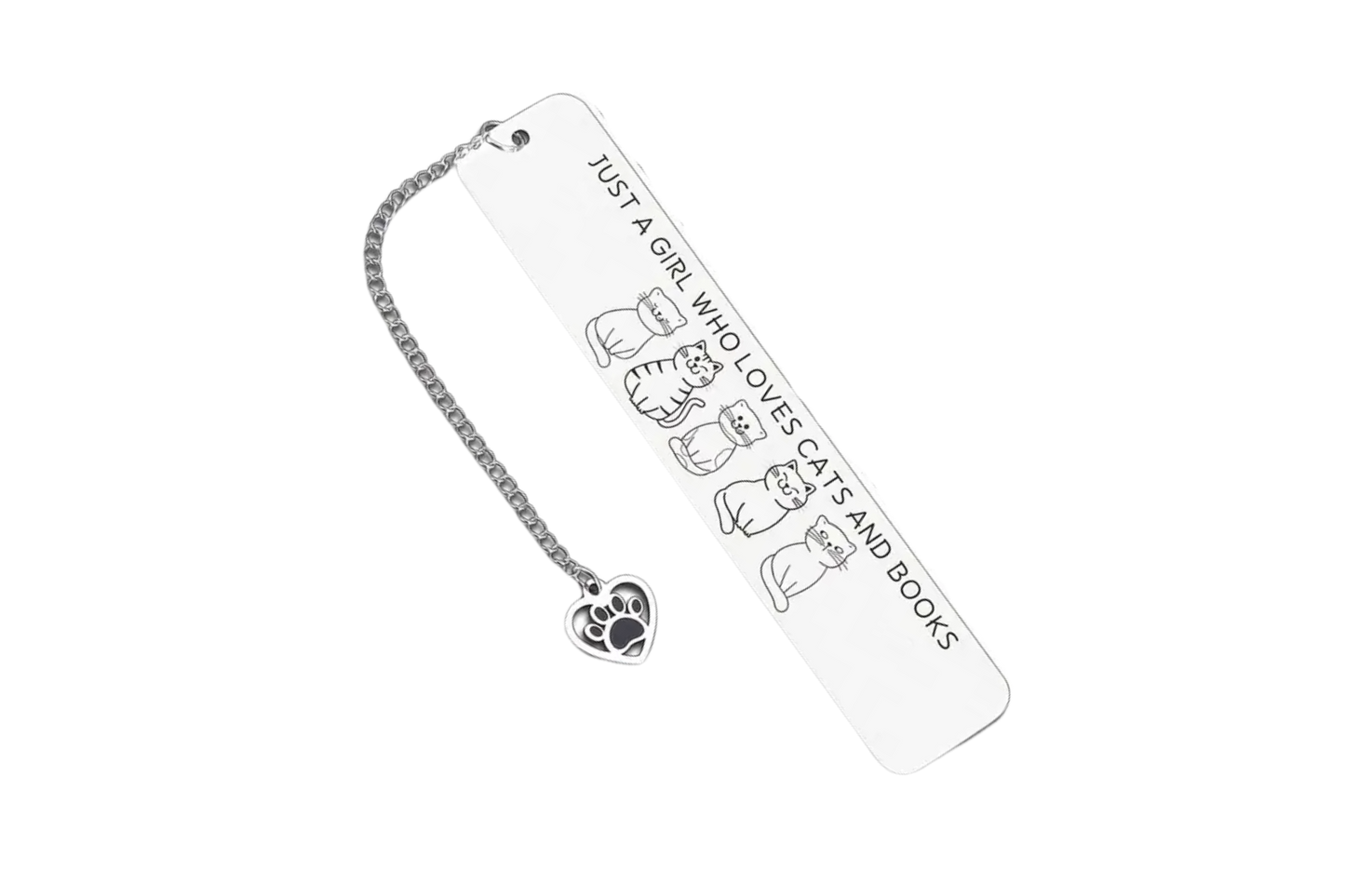 Stainless steel bookmark