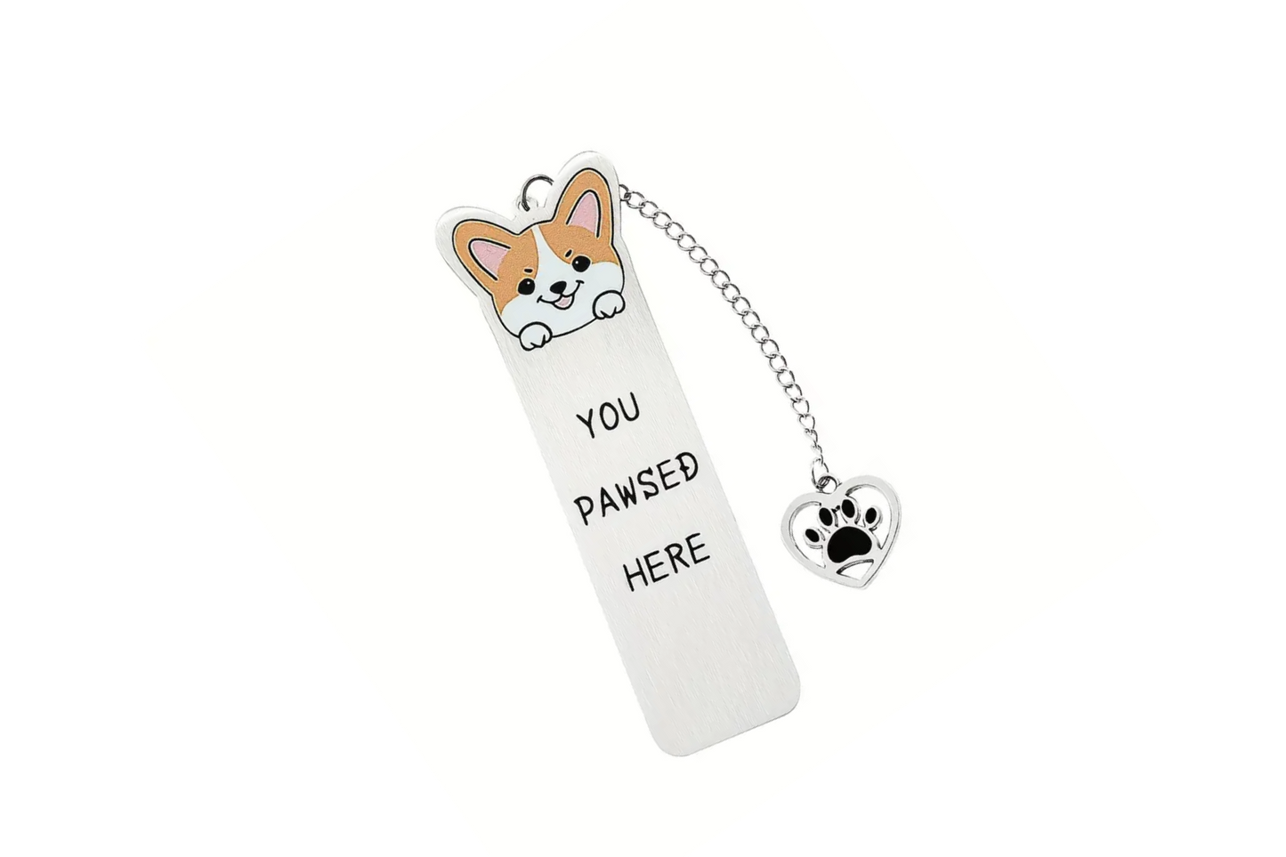 Stainless steel bookmark