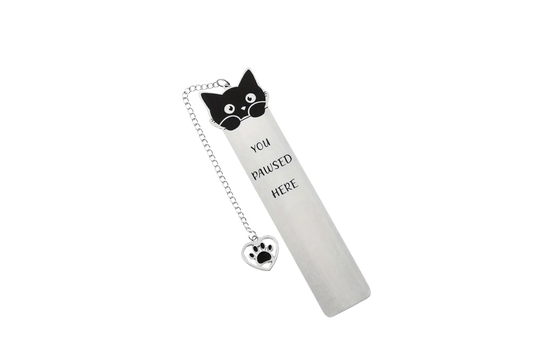 Stainless steel bookmark
