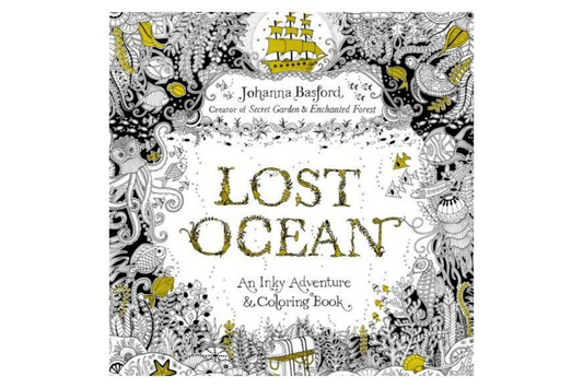 Lost Ocean Colouring Book freeshipping - Tales & Tea